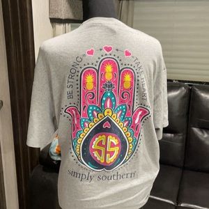 Simply Southern Be String & Take Heart Graphic Tee